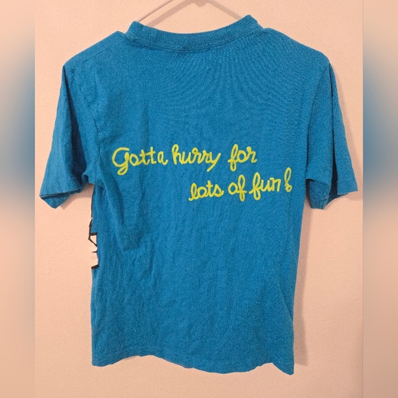 Tokyo Disney Resort Donald Duck T Shirt Graphic Print Blue Youth Large - Picture 2 of 6